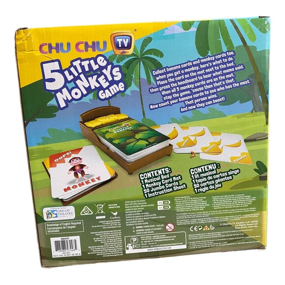 Chu chu tv 5 little monkeys musical game new - Picture 2 of 6